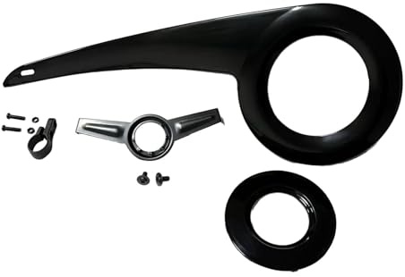 Fahrrad Kettenschutz, Rad Ketten Schutz für 32-38 Zähne, Fahrradzubehör | Robuster Fahrradkettenabdeckung | PP- Kettenschutz Kettenkasten | Kettenabdeckung Zubehör für Alltagsschutz und Dekoration
