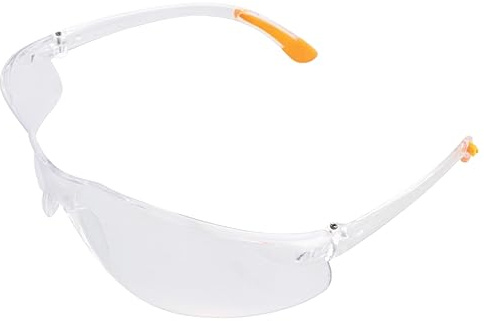 BAZEITFLOW 4 piezas Gafas Protectoras Resistentes al Desgaste Antiempañantes Transparentes para Trabajo y Protección Color Aleatorio Color Aleatorio