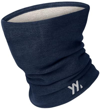 YANIKY Winter Warm Schlauchschal Damen Herren Fleece, Modal-Wolle Mix Schal Thermo Loop Schal Halswärmer, Winddicht Halstuch für Skifahren Fahrrad