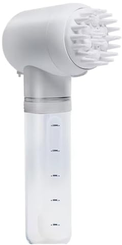 Ujjdwiurgh Machine de bain moussante étanche rechargeable 3 modes pour animaux domestiques Blanc Outil de massage spa pour toilettage de chat pour petits animaux de compagnie