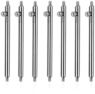 20 st snabbkoppling klockarmband fjäderstift rostfria stålstänger armbandslänk 1,5 mm 0,8 for 12-24 18 22(Thickness 1.8mm,21mm)