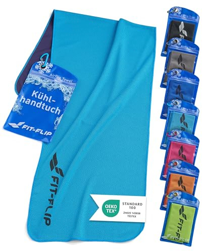 Fit-Flip Kühltuch aus Mikrofaser für Nacken und Hals