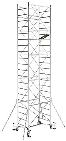 Andamio de acero con una altura de trabajo de 8,90m - Modèle M5 EASY - Made in Italy - SCEDIL