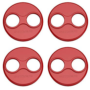 Colorful 4 Stück Metall Motor Abdeckungen Staubdicht wasserdichte Metall Schutzhülle für DJI Mavic Mini Drohne (Rot)