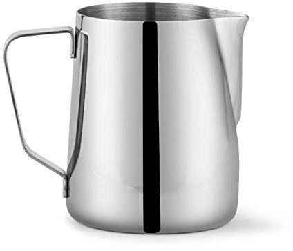 Bricco Per Latte Brocca In Schiuma Cilindro Di Schiuma Di Latte Addensato In Acciaio Inossidabile Da 900 Ml