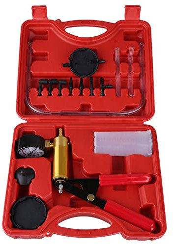 Handheld Bremsenentlüftungsgerät, Vakuumpumpe Vakuumtester Bremsentlüftungssatz Mit Vakuummeter Adapter Für Kraftfahrzeuge Und Motorräder