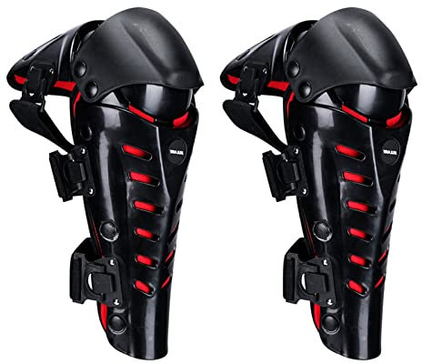 HGTRH Ginocchiere per Moto da Cross per Moto, Ginocchiere Protettive per Moto Ginocchiere per Moto Motocross Protezioni Protezioni da Corsa Protezione Fuoristrada, Moto Knee Pad 1 Paio