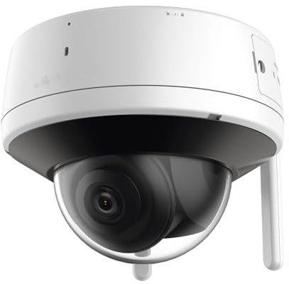 Hikvision - Caméra dôme IP Gamme Wi-FI - Résolution 2 Mégapixel (1920x1080) - Objectif 2.8 mm | Wi-FI IEEE802.11b/g/n - Portée IR 30 m | Microphone e