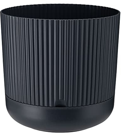 VERDENIA Maceta, carbón, 14 x 14 x 13 cm