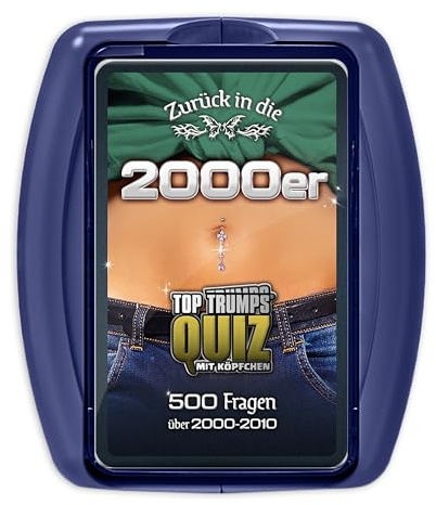 Top Trumps Quiz 2000er Edition - Quiz Kartenspiel für 2000er Fans - Fanartikel & Merchandise - Kartenspiel für 2+ Spieler ab 16+ Jahren - Deutsch