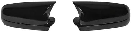 Außenspiegelkappe Für VW Für Golf 4 MK4 1998-2002 Für Passat B5 Für Jetta Auto Seite Rückspiegel Abdeckung Trim Kappe Auto Zubehör Auto Spiegelkappen(Gloss Black)