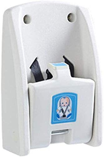 Wall Mounted Baby Changing Table, Foldable Safety Seats for Public Places - Baby Care Station in White, Bathroom Accessory