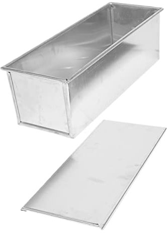 JEWEDECO Toastbrotbackform Mit Deckel Aus Aluminiumlegierung Antihaftbeschichtete Backform Für Kleine Brotlaibformen Geeignet Für Ofen Und Haushaltgebrauch
