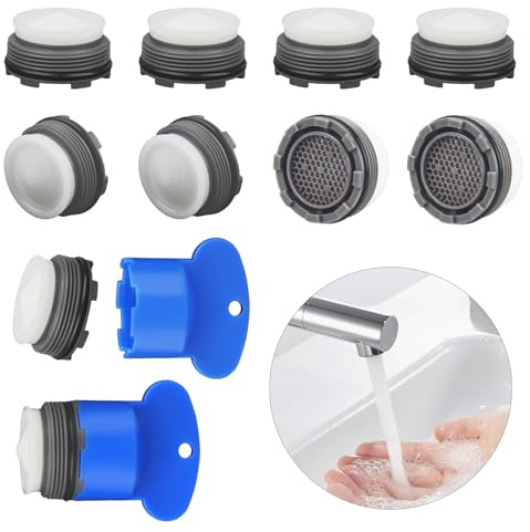10 Stück Perlatoren für Wasserhähne M23,5 Wasserhahn Perlator M23,5 Wasserhahn Belüfter, Wasser-hahn Sieb, Strahlregler Wasser-hahn, Wasser-hahn Siebeinsatz Schäumt Schnell und Spart Wasser