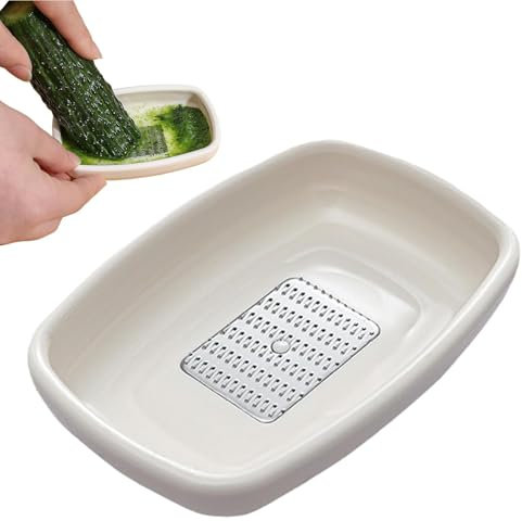 Kioriur Rallador de Wasabi para moler ajo, rallador de jengibre - rallador de cocina para moler jengibre wasabi,Trituradora de cebollas domésticas, exprimidor para wasabi, jengibre, ajo, queso,