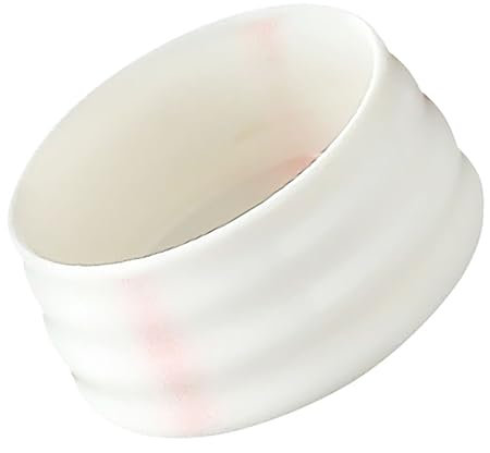 Cabilock Cuenco De Matcha De Cerámica Tradicional Tamaño Pequeño Acabado Esmalte Moteado Rosa, Resistente y Liso Para Japonés Casa o Encuentros Sociales