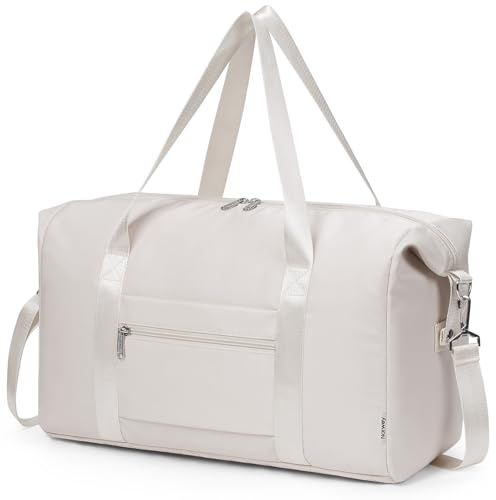 Narwey Easyjet - Borsa da cabina adatta sotto il sedile, 45 x 36 x 20 cm, borsa da viaggio leggera multiuso per uomo e donna, 25 l, 44 x 30 x 19 cm, Beige, 44 x 30 x 19cm, Classico