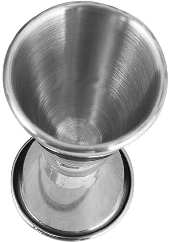 SOLUSTRE Stainless Steel Jigger Measuring Cup 45ml Bar Liquid Measuring Cup Dual Scale Alcohol Cocktail Bartender Tool