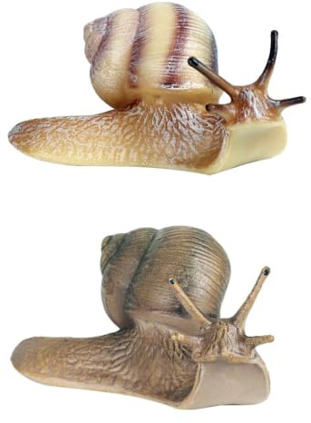 Toyvian 2 Stück Mini Harz Schnecke Figuren Mikro Landschaftsornamente Für Garten Deko Aquarium Bonsai Puppenhaus Innen Und Außen
