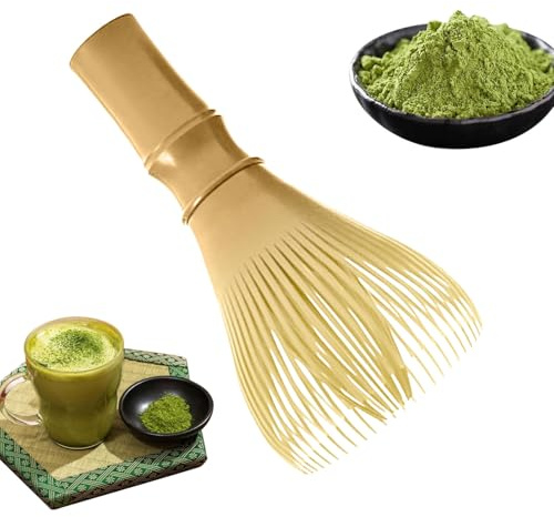 Frusta con pennello Matcha, Frusta in polvere Matcha - Frullatore manuale - per matcha per uso alimentare, mixer e agitatore per matcha riutilizzabile, frusta per tè in polvere per prepa
