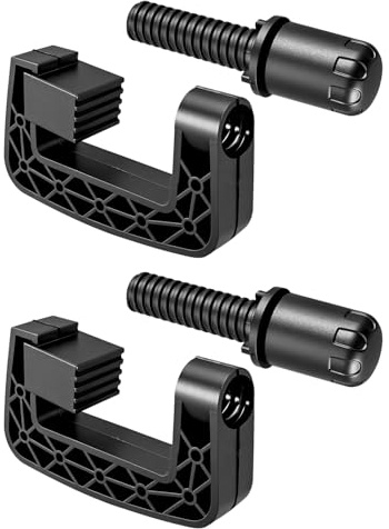 QNHEAY 2Pcs Steering Wheel Fixing Clamp Fit for Logitech G25 G27 G29 G920 G923 Replacement Fixed Clamp Clip Screw Bolt