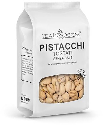 Pistacchi in Guscio Tostati non salati 500g - Italia Spezie