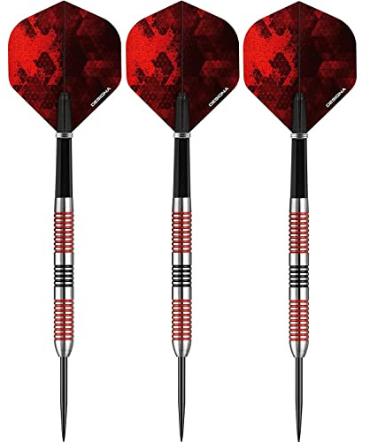 Designa Vampires V2 Dartpfeile | M2 | Standard & personalisierbar mit Stahlspitze | 21g, 23g, 25g