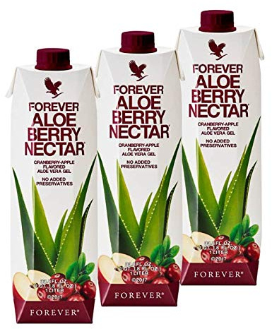 Aloe Vera Forever Living, gel al nettare di aloe e bacche, 3 x 1 l