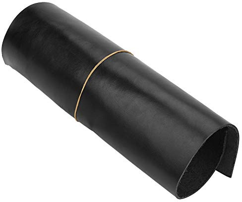 1SF läderrester, vegetabiliskt garvat verktyg Läderstycke för hantverk, extra stort, högkvalitativt äkta läder, reparationsväska, textilier, omslag, dekoration Svart 30 * 30 * 0,2 cm