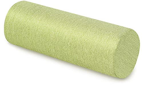 Spatium Palettenkissen Set abnehmbar Bezug wasserdicht Kaltschaum Palettenauflage Palettenpolster Palettenmöbel (Apfelgrün Rollenkissen 20x60cm)