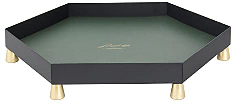 Bandeja De Valet Vacia Bolsillos Modernos, Cesta De Recogida Hexágono Con Soporte Bandeja De Aperitivos, Almacenamiento De Escritorio, Carteras Para Llaves Bandeja Para Teléfonos Móviles PU