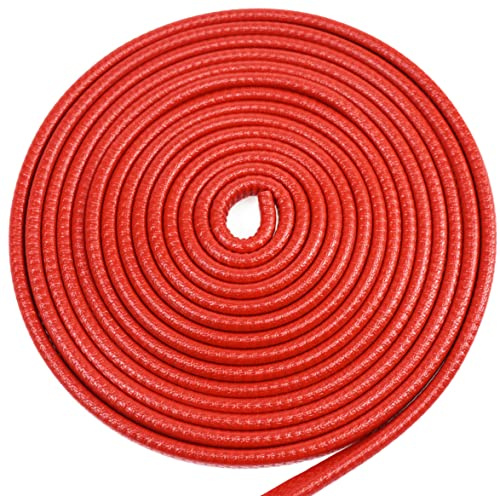 Protection Portieres Voitures 10 Mètre, Universel Protection Auto Bord Portière, Protection Bord Tole Remplacer Joint Tabouret Bar, Forme U Acier Ressort à L'intérieur Pas Besoin de Coller - Rouge