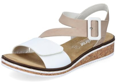 Rieker Femme Sandales V3660, Dame Sandales Fines