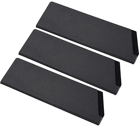 PATIKIL ABS Messer Schutzhüllen für 7 Küche Messer 3 Pack Messer Kantenschutz Klingenschutz Universal Messer Scheide für Haus Küche Schwarz