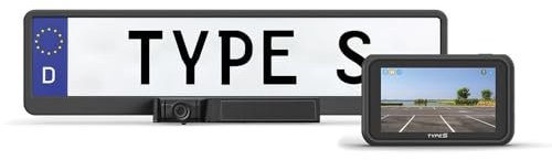 TravCa Backup Solar | Solar Rückfahrkamera mit Monitor | Einfache Montage ohne Verdrahten | Alles Im Blick beim Rückwärtsfahren | Praktische Einparkhilfe für Auto, Anhänger, Wohnmobil und Lieferwagen