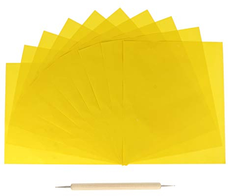 Operitacx 10stücke Wasserlösliches Kreuzstich-transferpapier Mit Prägestift Transparentes Kopierpapier Für Nähkohle Geeignet Für Patchwork Und Stickerei