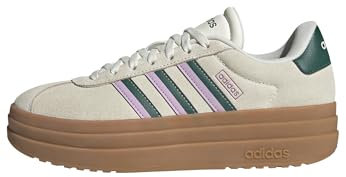 adidas Damen VL Court Bold Shoes Schuhe, Off White/Collegiate Green/Bliss Lilac