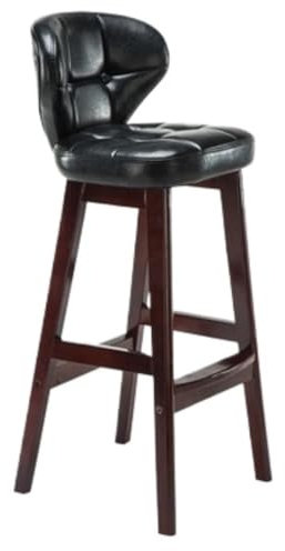 GTOULHH Bar Stühle Bar Stools Moderne Barstühle Aus Leder Mit Rückenlehne Und Fußstütze, Barhocker In Thekenhöhe Für Das Abendessen Im Küchencafé Barhocker Outdoor(B)