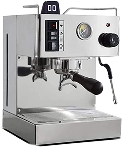 CVNIMV Máquina de café casera con Molinillo pequeño, máquina de café expreso con Bomba Profesional, Pantalla Digital