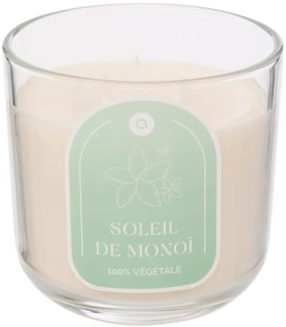 Atmosphera Créateur d'intérieur - Bougie Parfumée en Verre Floa 610g Monoï