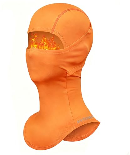 AYPOW Passamontagna Balaclava Invernale Traspirante in Pile Termico, Multifunzione Antivento Caldo Maschera da Sci Ciclismo Cappello Cappuccio con Scaldacollo Berretti per 6-12 Anni Ragazzi Ragazze