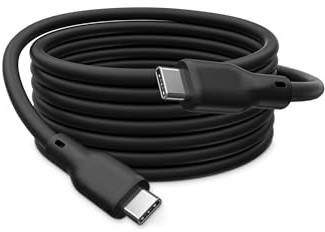 DIGITUS USB-C Kabel – USB4 Version 2.0 – 1.0 m – Typ-C zu Typ-C – Flexibler Silikonmantel mit Knickschutz – Videoauflösung bis 16K 60 Hz – 80 Gbit/s – PD 3.1 240W – Soft-Touch – Schwarz