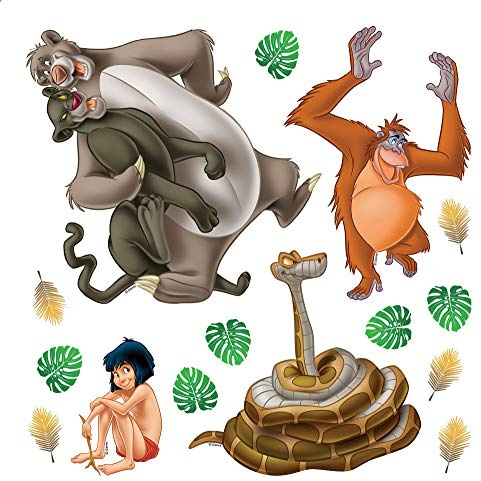 AG Design Disney The Jungle Book Children's Room Wall Sticker, Wall Sticker, Boy Decoration, 30 x 30 cm, DKs 1093