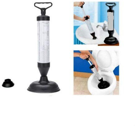 Powerful Drain Plunger Buster Toilet Unblocker Sink Clog Remover Rubber Sucker.