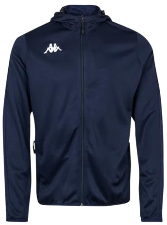 Kappa Telve - Giacca da Allenamento da Uomo, Uomo, Giacca da Allenamento., 304TTM0, Blu Navy, 12 Anni