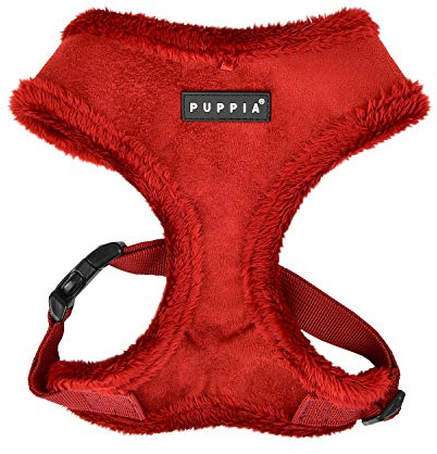 Puppia Terry Harness Weinrot L Hundegeschirr - 70 g PASD-HA1661-WN-L