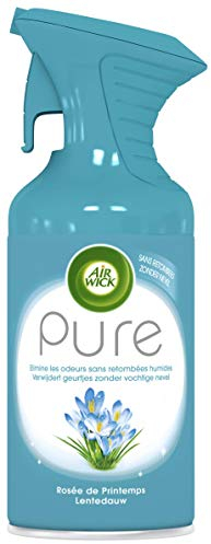 Air Wick Desodorisant Maison Aérosol Pure Rosée de Printemps 250 ml