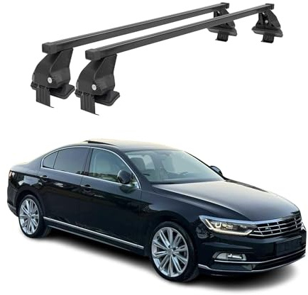 OMAC Menabo Dachträger für VW Passat B8 2014-2023 Stahl Schwarz