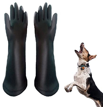 Jildouf Per Gants de bain anti-morsure et anti-rayures pour animaux de compagnie