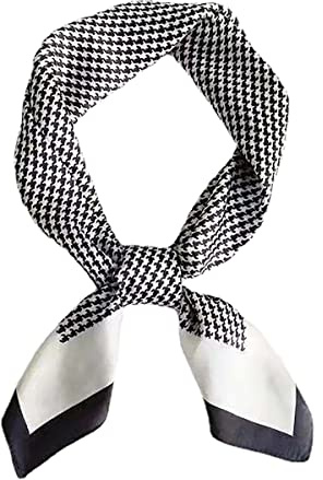 CCAIPU Satin Seidenschal für Damen, Elegante Leicht Seide Schal Bandana Halstuch Kopftuch Schal Tuch Geschenk für Frauen 70 x 70cm